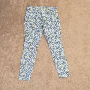 Gap Skinny Mini Printed Khaki Skimmer Length- Sz 0